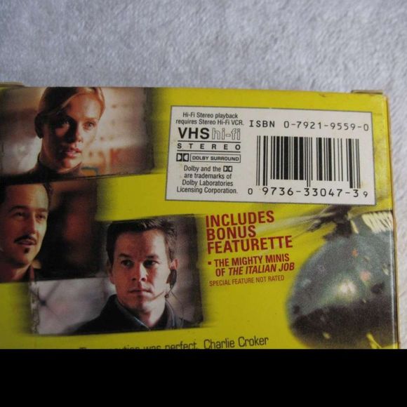 Conair Cage Cusack Italian Job Theron Norton VHS Cassette Tape Bundle for $2 - Picture 5 of 6